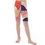 Minimalist Pattern With Simple Lines And Shapes, Creating A Clean And Modern Aesthe Kids  Mid Length Swim Shorts