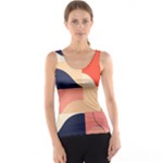 Minimalist Pattern With Simple Lines And Shapes, Creating A Clean And Modern Aesthe Women s Basic Tank Top