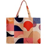 Minimalist Pattern With Simple Lines And Shapes, Creating A Clean And Modern Aesthe Zipper Mini Tote Bag