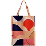 Minimalist Pattern With Simple Lines And Shapes, Creating A Clean And Modern Aesthe Zipper Classic Tote Bag