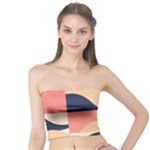 Minimalist Pattern With Simple Lines And Shapes, Creating A Clean And Modern Aesthe Tube Top