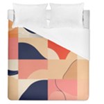 Minimalist Pattern With Simple Lines And Shapes, Creating A Clean And Modern Aesthe Duvet Cover (Queen Size)