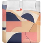 Minimalist Pattern With Simple Lines And Shapes, Creating A Clean And Modern Aesthe Duvet Cover Double Side (King Size)