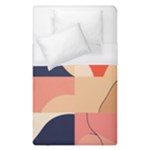 Minimalist Pattern With Simple Lines And Shapes, Creating A Clean And Modern Aesthe Duvet Cover (Single Size)