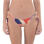 Minimalist Pattern With Simple Lines And Shapes, Creating A Clean And Modern Aesthe Reversible Bikini Bottoms