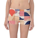 Minimalist Pattern With Simple Lines And Shapes, Creating A Clean And Modern Aesthe Reversible Boyleg Bikini Bottoms