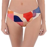 Minimalist Pattern With Simple Lines And Shapes, Creating A Clean And Modern Aesthe Reversible Classic Bikini Bottoms