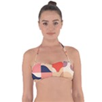 Minimalist Pattern With Simple Lines And Shapes, Creating A Clean And Modern Aesthe Tie Back Bikini Top