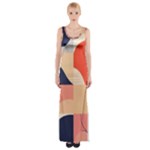 Minimalist Pattern With Simple Lines And Shapes, Creating A Clean And Modern Aesthe Thigh Split Maxi Dress