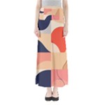 Minimalist Pattern With Simple Lines And Shapes, Creating A Clean And Modern Aesthe Full Length Maxi Skirt