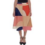 Minimalist Pattern With Simple Lines And Shapes, Creating A Clean And Modern Aesthe Perfect Length Midi Skirt