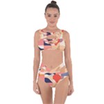 Minimalist Pattern With Simple Lines And Shapes, Creating A Clean And Modern Aesthe Bandaged Up Bikini Set 