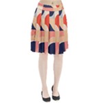 Minimalist Pattern With Simple Lines And Shapes, Creating A Clean And Modern Aesthe Pleated Skirt