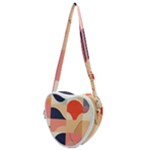 Minimalist Pattern With Simple Lines And Shapes, Creating A Clean And Modern Aesthe Heart Shoulder Bag