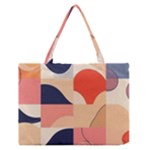 Minimalist Pattern With Simple Lines And Shapes, Creating A Clean And Modern Aesthe Zipper Medium Tote Bag