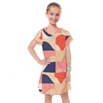 Minimalist Pattern With Simple Lines And Shapes, Creating A Clean And Modern Aesthe Kids  Drop Waist Dress