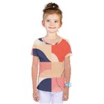 Minimalist Pattern With Simple Lines And Shapes, Creating A Clean And Modern Aesthe Kids  One Piece T-Shirt