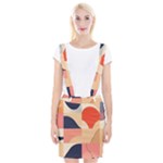 Minimalist Pattern With Simple Lines And Shapes, Creating A Clean And Modern Aesthe Braces Suspender Skirt