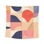 Minimalist Pattern With Simple Lines And Shapes, Creating A Clean And Modern Aesthe Square Tapestry (Small)