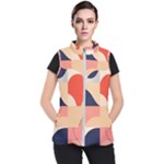 Minimalist Pattern With Simple Lines And Shapes, Creating A Clean And Modern Aesthe Women s Puffer Vest