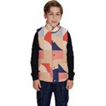 Minimalist Pattern With Simple Lines And Shapes, Creating A Clean And Modern Aesthe Kid s Button Up Puffy Vest