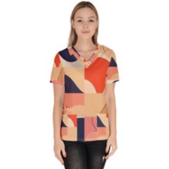 Women s V-Neck Scrub Top 