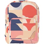 Minimalist Pattern With Simple Lines And Shapes, Creating A Clean And Modern Aesthe Full Print Backpack