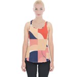 Minimalist Pattern With Simple Lines And Shapes, Creating A Clean And Modern Aesthe Piece Up Tank Top