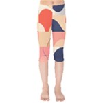 Minimalist Pattern With Simple Lines And Shapes, Creating A Clean And Modern Aesthe Kids  Capri Leggings 