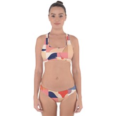 Minimalist Pattern With Simple Lines And Shapes, Creating A Clean And Modern Aesthe Cross Back Hipster Bikini Set from ArtsNow.com