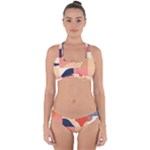 Minimalist Pattern With Simple Lines And Shapes, Creating A Clean And Modern Aesthe Cross Back Hipster Bikini Set