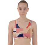 Minimalist Pattern With Simple Lines And Shapes, Creating A Clean And Modern Aesthe Back Weave Sports Bra