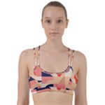 Minimalist Pattern With Simple Lines And Shapes, Creating A Clean And Modern Aesthe Line Them Up Sports Bra