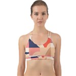 Minimalist Pattern With Simple Lines And Shapes, Creating A Clean And Modern Aesthe Back Web Sports Bra