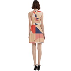 Cocktail Party Halter Sleeveless Dress With Pockets 