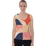 Minimalist Pattern With Simple Lines And Shapes, Creating A Clean And Modern Aesthe Velvet Tank Top