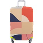 Minimalist Pattern With Simple Lines And Shapes, Creating A Clean And Modern Aesthe Luggage Cover (Large)