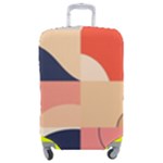 Minimalist Pattern With Simple Lines And Shapes, Creating A Clean And Modern Aesthe Luggage Cover (Medium)