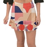 Minimalist Pattern With Simple Lines And Shapes, Creating A Clean And Modern Aesthe Fishtail Mini Chiffon Skirt