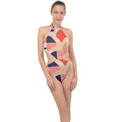 Halter Side Cut Swimsuit 