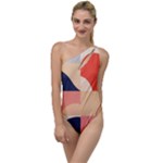 Minimalist Pattern With Simple Lines And Shapes, Creating A Clean And Modern Aesthe To One Side Swimsuit