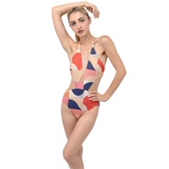 Plunging Cut Out Swimsuit 