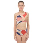 Minimalist Pattern With Simple Lines And Shapes, Creating A Clean And Modern Aesthe Spliced Up Two Piece Swimsuit