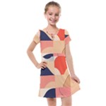 Minimalist Pattern With Simple Lines And Shapes, Creating A Clean And Modern Aesthe Kids  Cross Web Dress