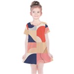 Minimalist Pattern With Simple Lines And Shapes, Creating A Clean And Modern Aesthe Kids  Simple Cotton Dress