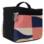 Minimalist Pattern With Simple Lines And Shapes, Creating A Clean And Modern Aesthe Make Up Travel Bag (Small)