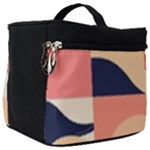 Minimalist Pattern With Simple Lines And Shapes, Creating A Clean And Modern Aesthe Make Up Travel Bag (Big)