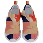 Minimalist Pattern With Simple Lines And Shapes, Creating A Clean And Modern Aesthe Kids  Velcro No Lace Shoes