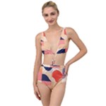 Minimalist Pattern With Simple Lines And Shapes, Creating A Clean And Modern Aesthe Tied Up Two Piece Swimsuit