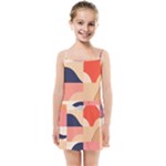 Minimalist Pattern With Simple Lines And Shapes, Creating A Clean And Modern Aesthe Kids  Summer Sun Dress